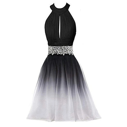 Funki Findz | Dresses | Women's Chiffon Short Cocktail Dress