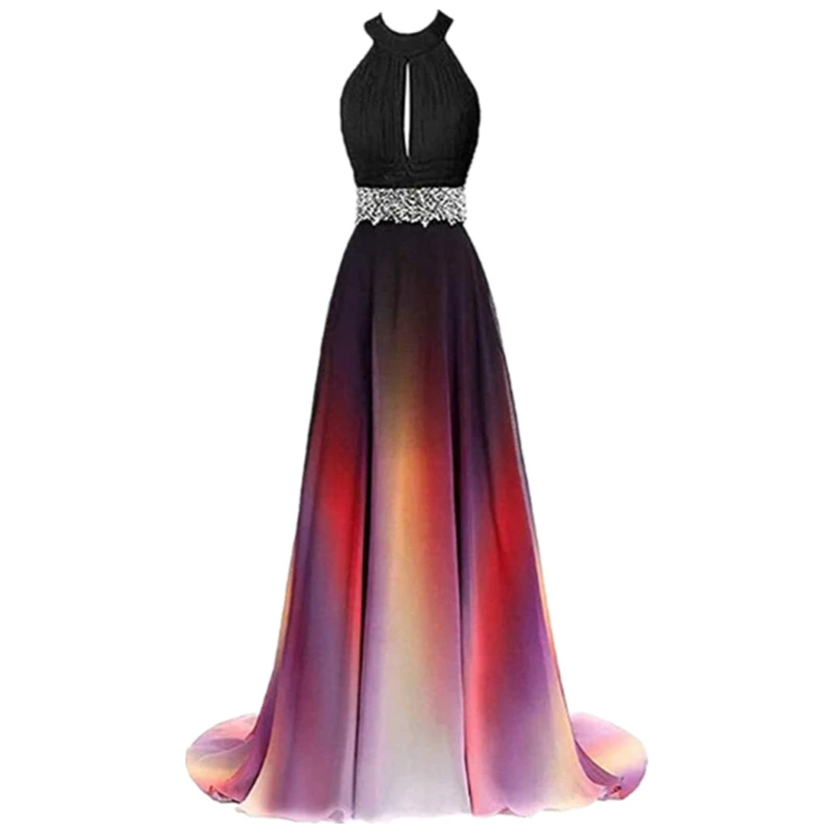 Funki Findz | Dresses | Women's Long Flowing Evening Dress