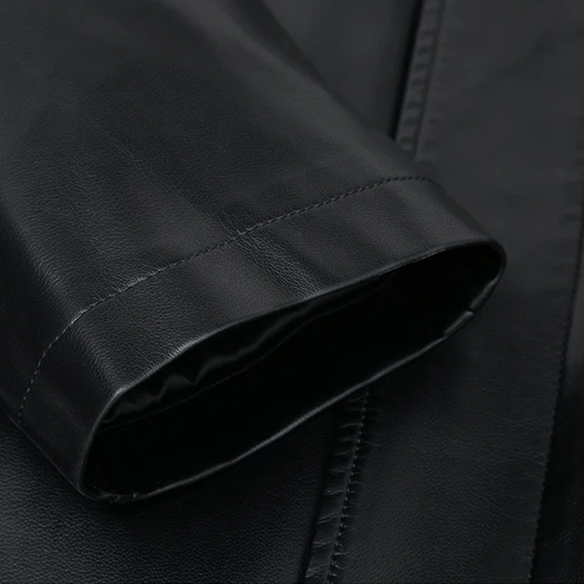 Funki Findz | Jackets | Men's Genuine Leather Long Down Jacket
