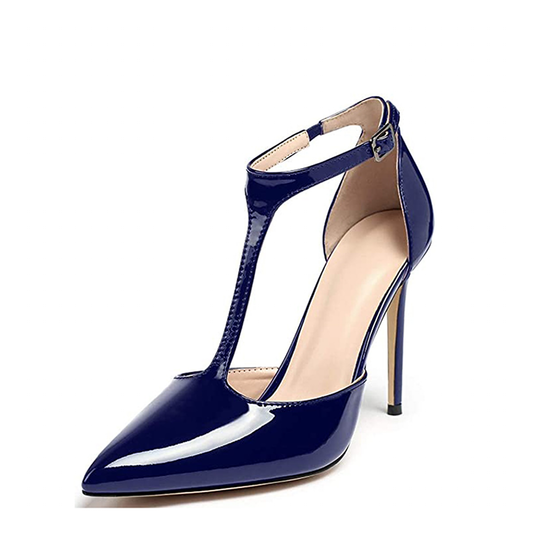 Funki Findz | Shoes | Women's Patent High Heel T-Strap Stilettos