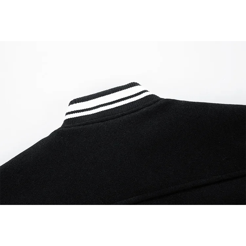 Funki Findz | Jackets | Men's Varsity Stand Collar Bomber Jacket