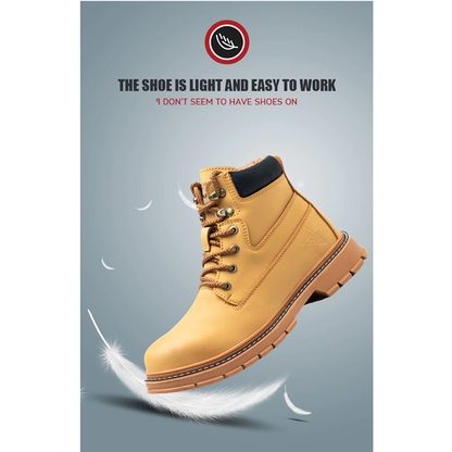 Funki Findz | Boots | Men's Steel Cap Toe High-Top Work Boots