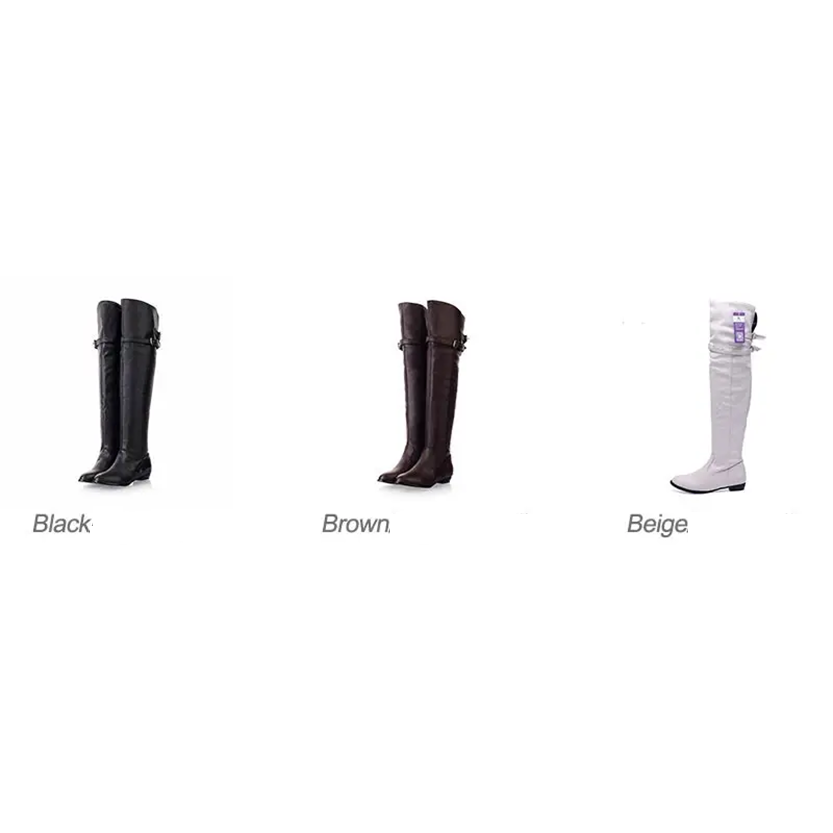 Funki Findz | Boots | Women's Over-The-Knee-High Flat Boots