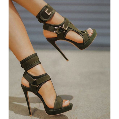 Funki Findz | Shoes | Women's Sky High Strappy Platform Sandal