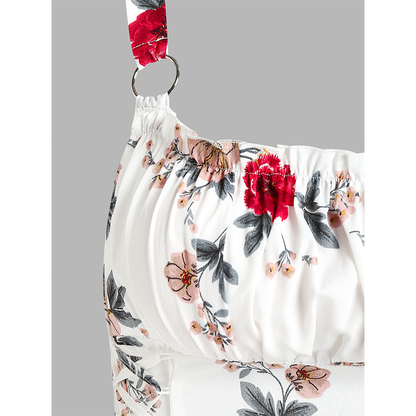 Funki Findz | Dresses | Women's Summer Floral A Line Sundress