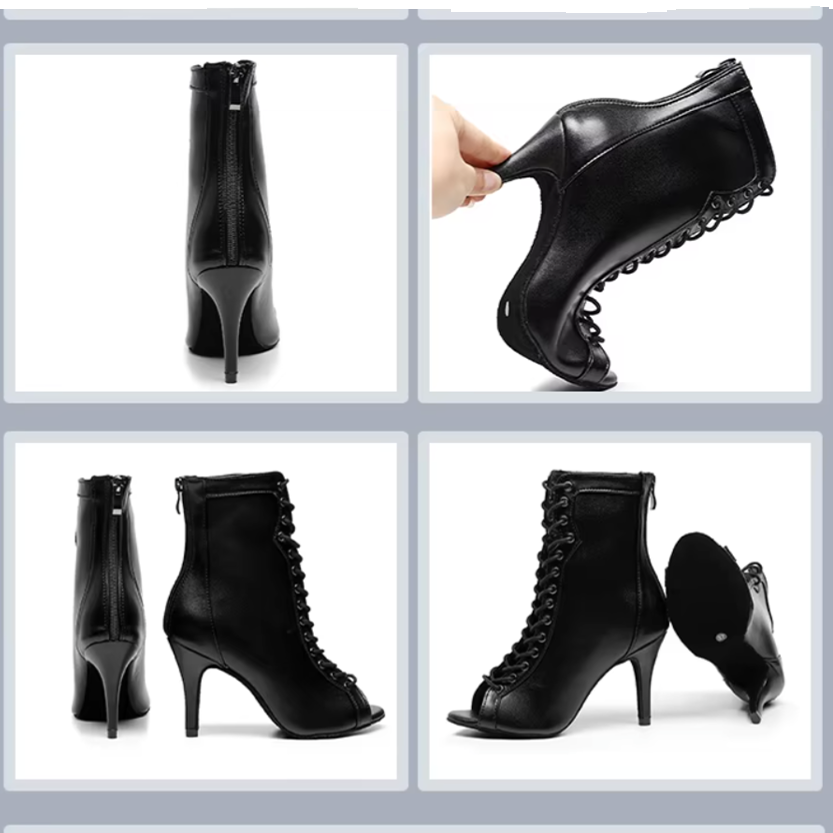 Funki Findz | Boots | Women's Latin Lace Up Dance Boots