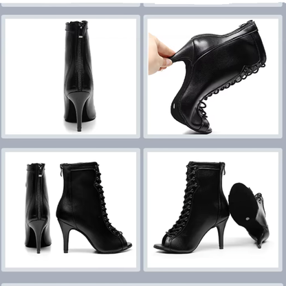 Funki Findz | Boots | Women's Latin Lace Up Dance Boots