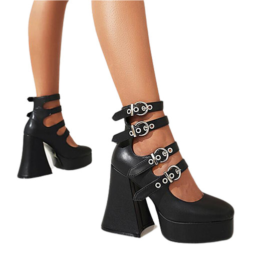 Funki Findz | Shoes | Women's Gothic Punk Mary Jane Platforms
