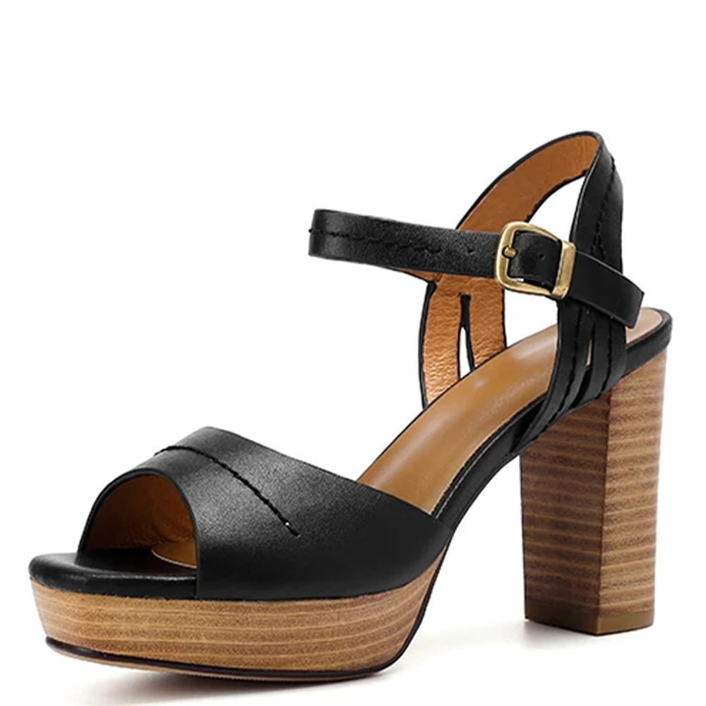 Funki Findz | Shoes | Women's Real Leather Chunky Summer Sandals