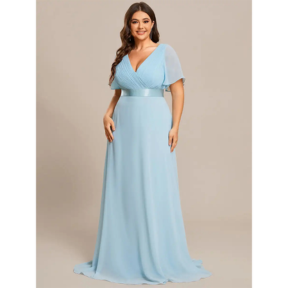 Funki Findz | Dresses | Women's Plus Size Long Evening Dress