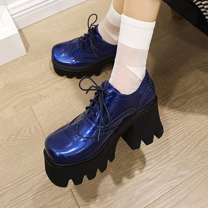 Funki Findz | Shoes | Women's British Walker Patent Platforms