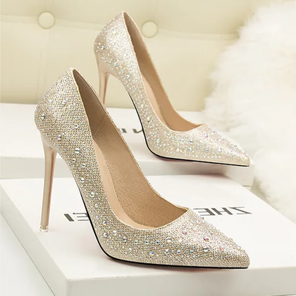 Funki Findz | Shoes | Women's Rhinestone Sparkly Prom Shoes