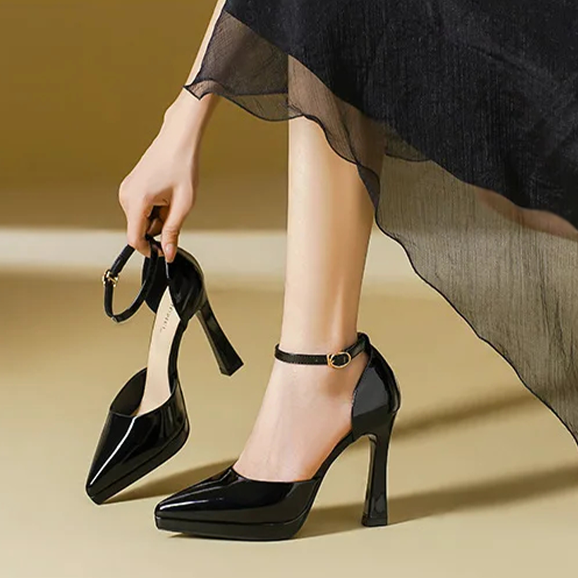 Funki Findz | Shoes | Women's Patent Leather Pointed Toe heels