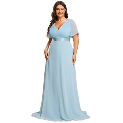 Funki Findz | Dresses | Women's Plus Size Long Evening Dress