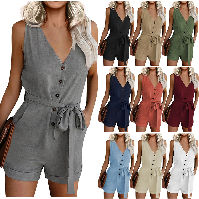 Funki Findz | Pants | Women's Jumpsuit Romper Summer Shorts