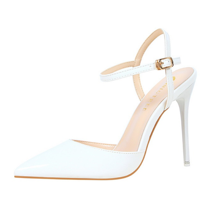 Funki Findz | Shoes | Women's Shiny Patent High Heel Slingback