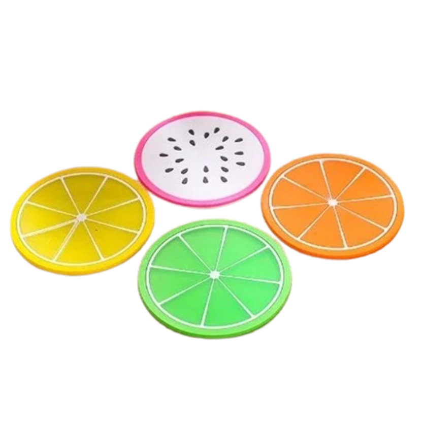 Funki Findz | Coasters | Fruit Design Drink Mats 6 | 7 Pcs Sets