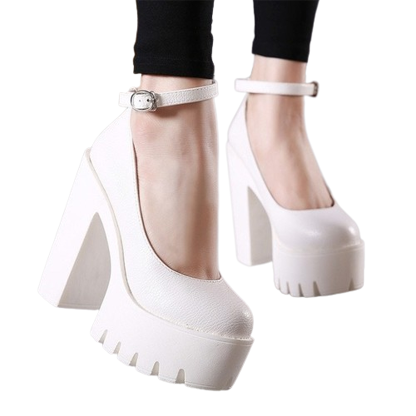 Funki Findz | Shoes | Women's High Platform Buckle Strap Shoes