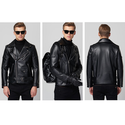 Funki Findz | Jackets | Men's Stylish Faux Leather Biker Jacket