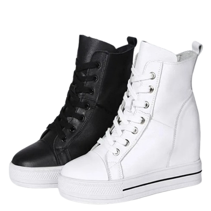 Funki Findz | Boots | Women's Canvas High Rise Ankle Sneaker