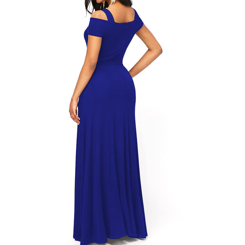 Funki Findz | Dresses | Women's Off Shoulder Long Slim Dress