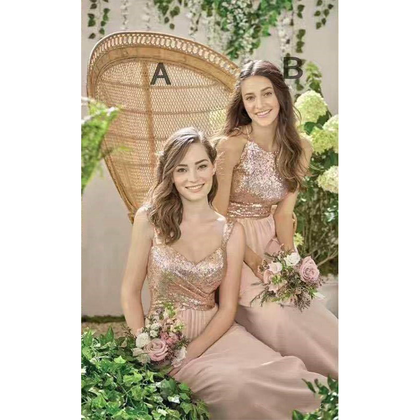 Funki Findz | Dresses | Women's Sequin Prom Bridesmaid Dress