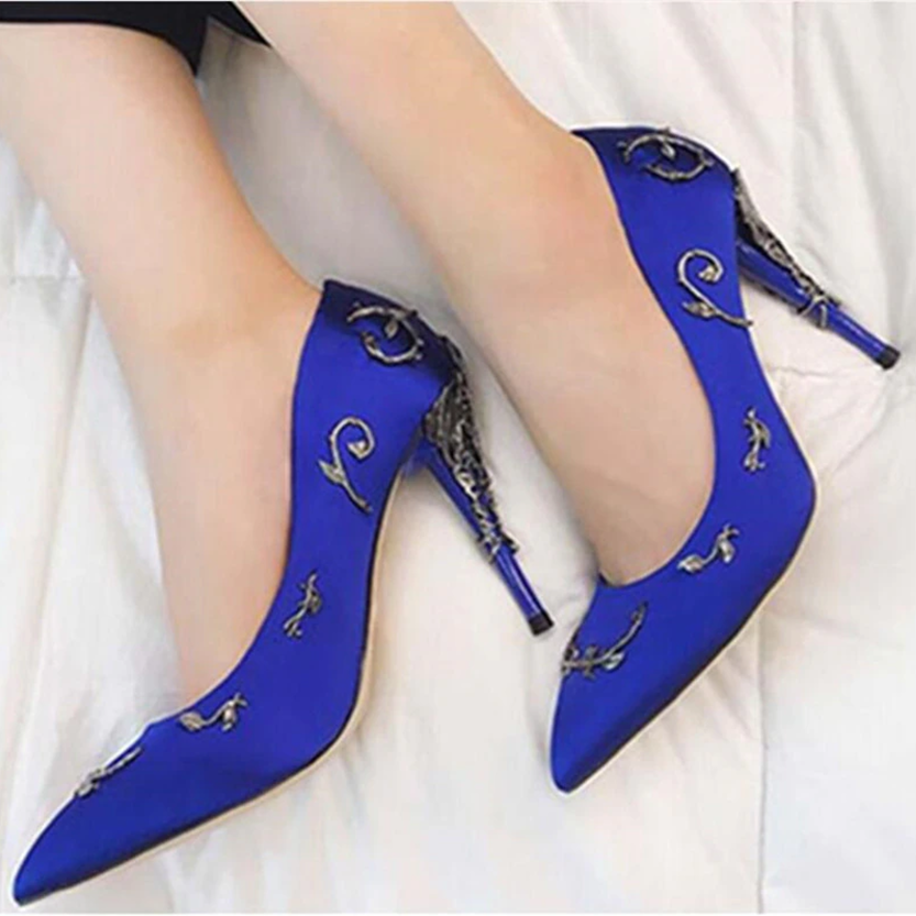 Funki Findz | Shoes | Women's Elegant Silk Formal Prom Stilettos