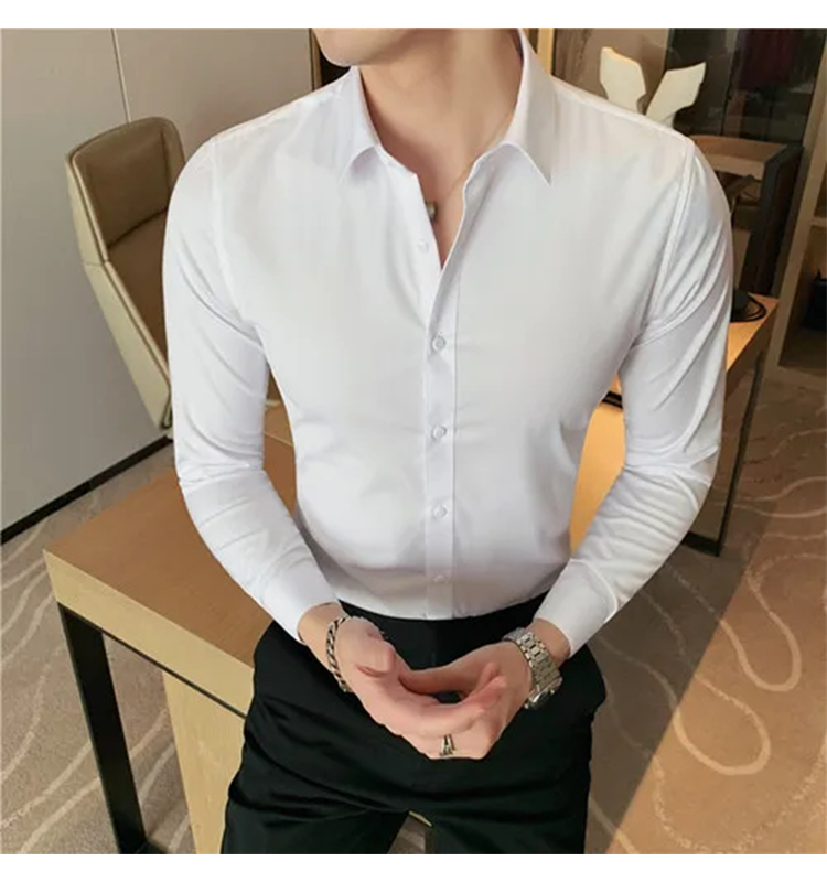 Funki Findz | Shirts | Men's Slim Fit British Style Dress Shirt 7XL