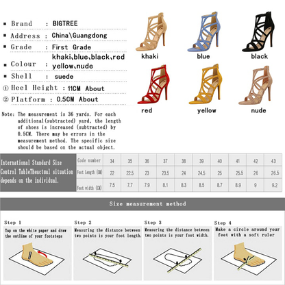 Funki Findz | Shoes | Women's Lattice High Heel Roman Sandals