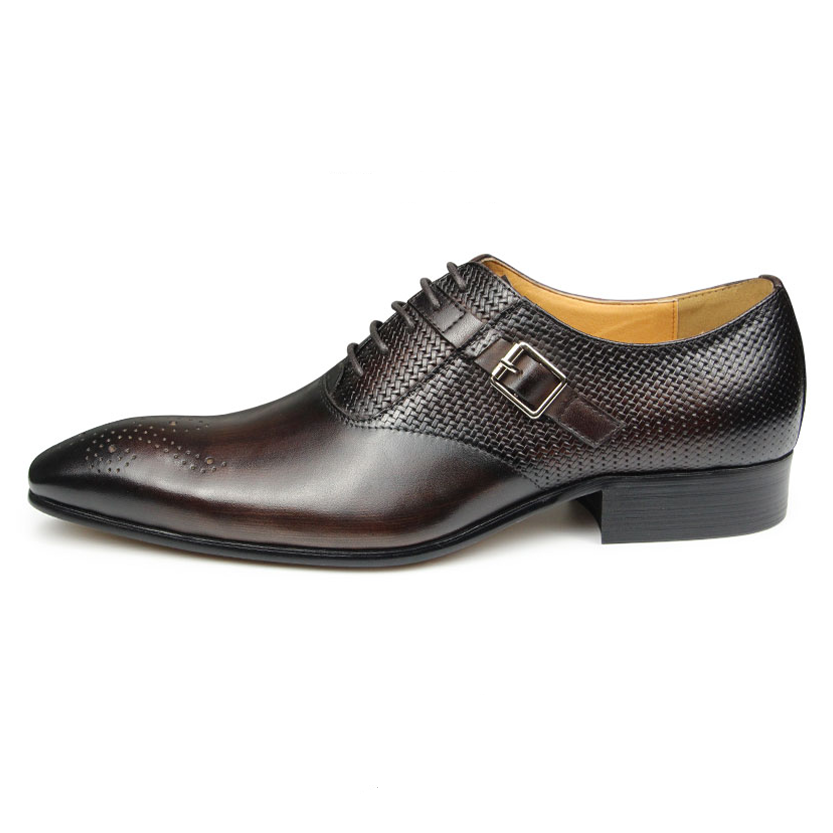 Funki Findz | Shoes | Men's Luxury Leather Brogue Dress Shoe