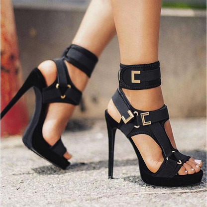 Funki Findz | Shoes | Women's Sky High Strappy Platform Sandal