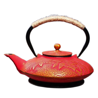 Funki Findz | Teapots | Cherry Blossoms Cast Iron Tea Kettle
