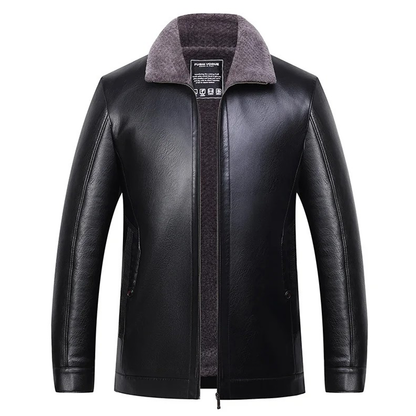 Funki Findz | Jackets | Men's Leather Fleece Lined Short Jackets