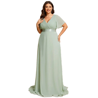Funki Findz | Dresses | Women's Plus Size Long Evening Dress