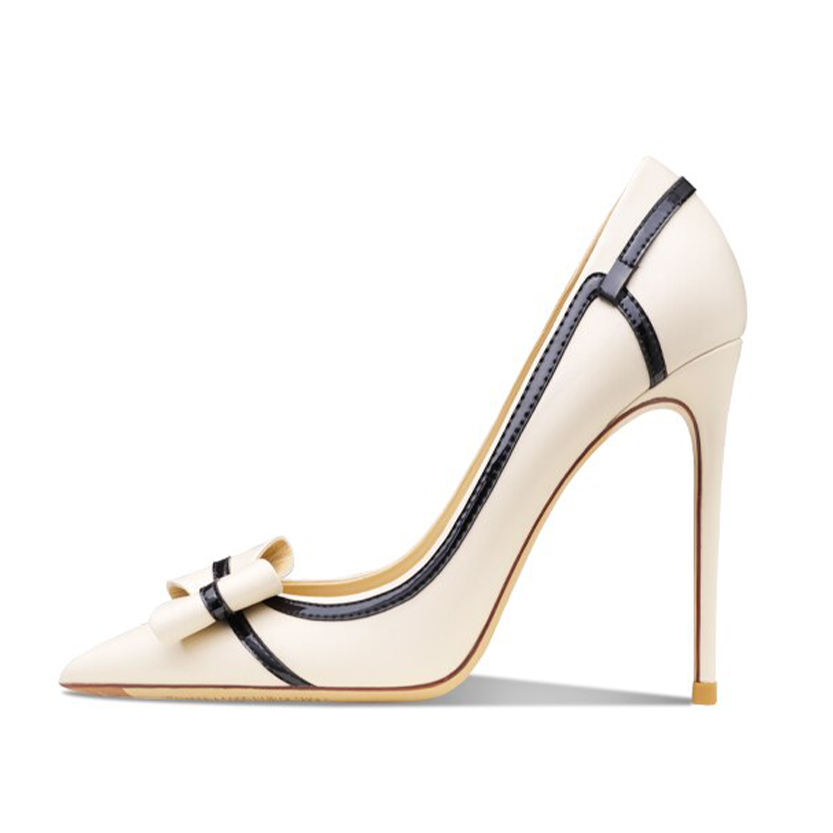 Funki Findz | Shoes | Women's Leather Butterfly-Knot Stilettos