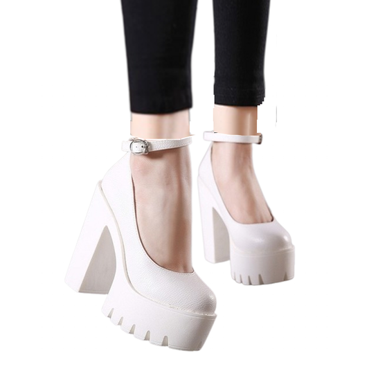 Funki Findz | Shoes | Women's High Platform Buckle Strap Shoes