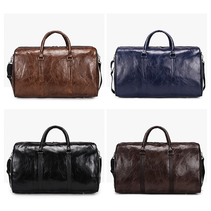 Funki Findz | Bags | Travel Bags | Faux Leather Overnight Bag