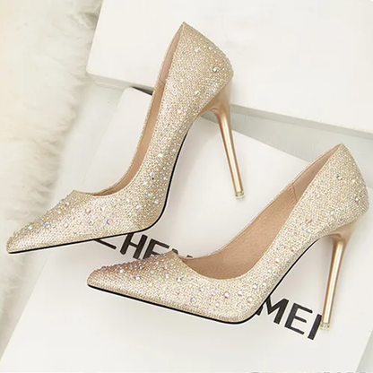 Funki Findz | Shoes | Women's Rhinestone Sparkly Prom Shoes