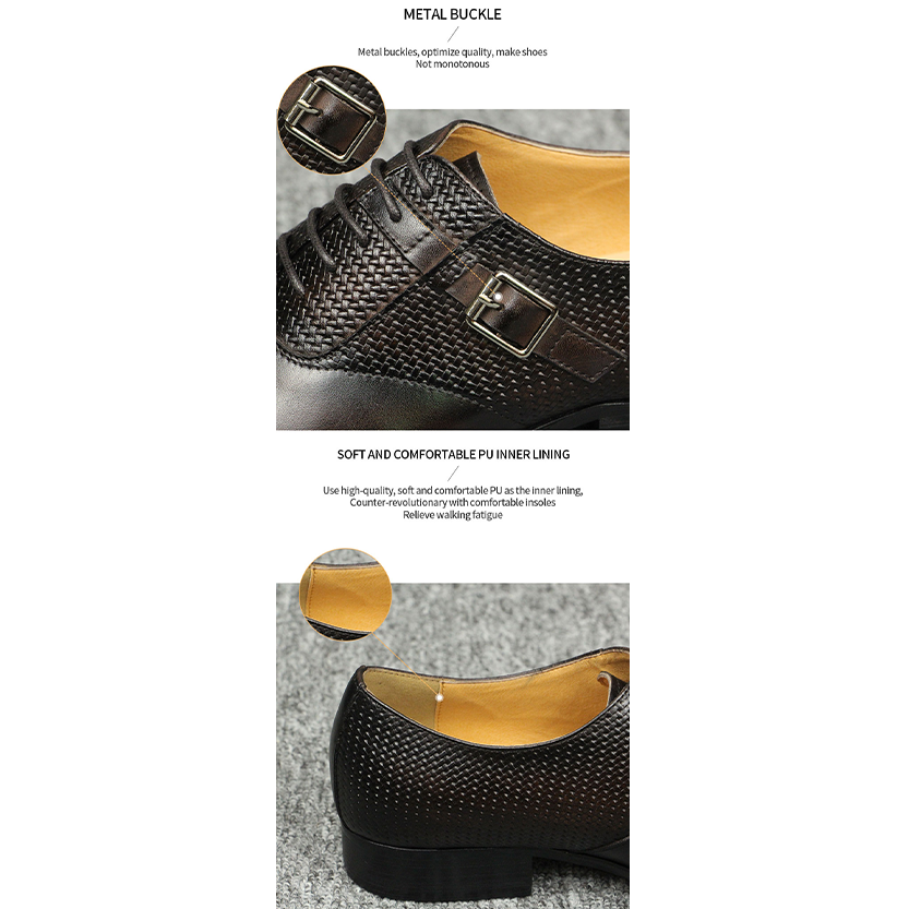 Funki Findz | Shoes | Men's Luxury Leather Brogue Dress Shoe