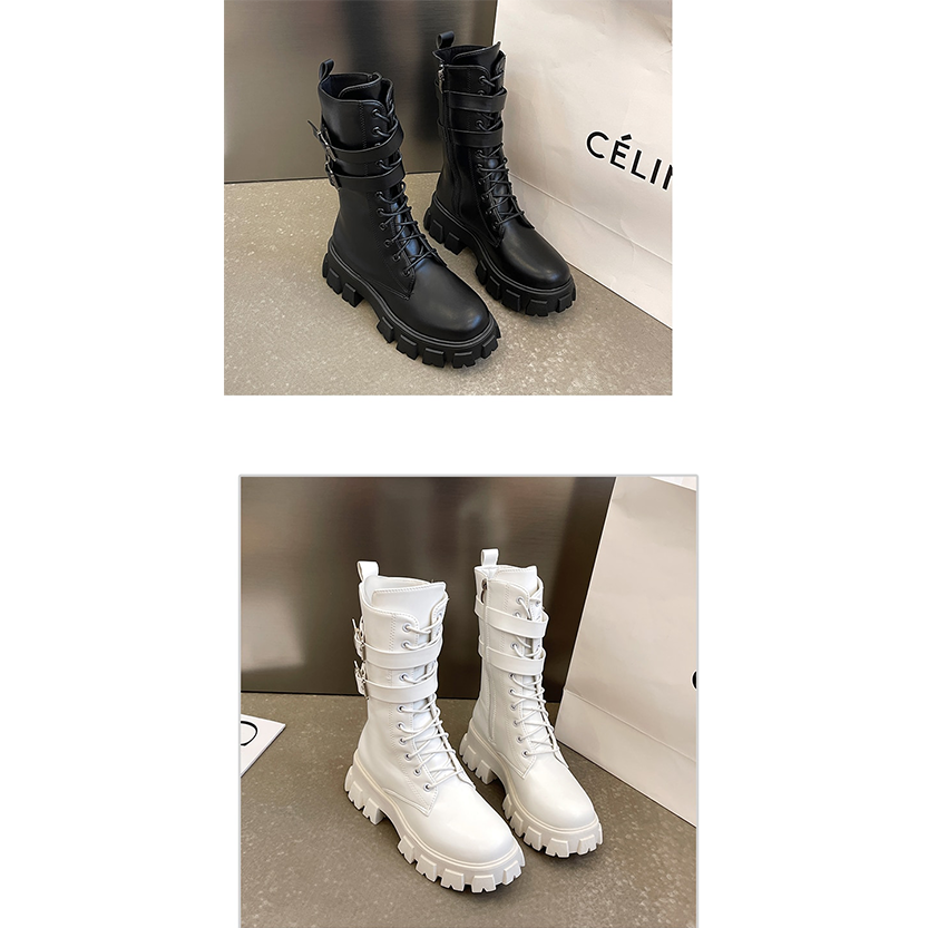 Funki Findz | Boots | Women's Chunky Motorcycle Punk Boots