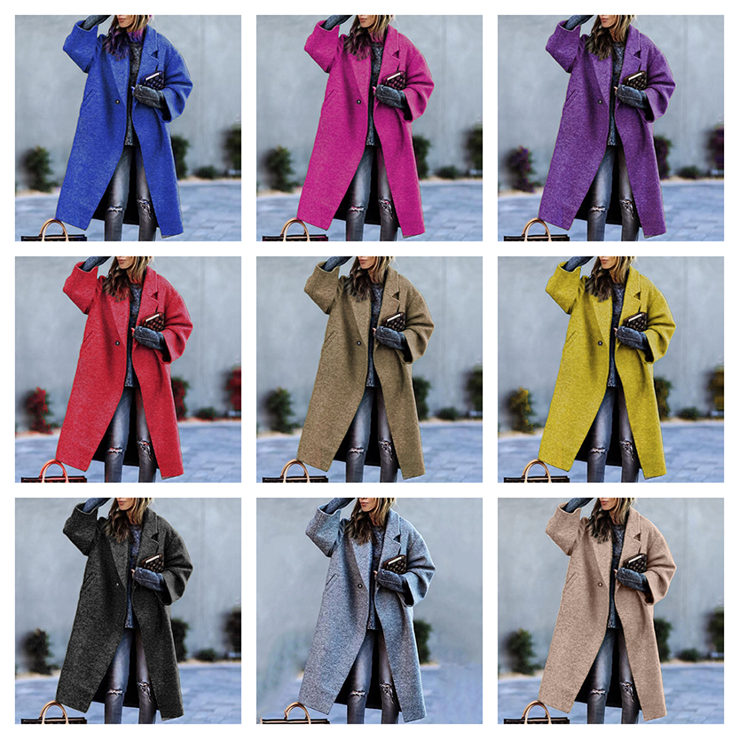 Funki Findz | Jackets | Women's Soft Woolen Loose Overcoat