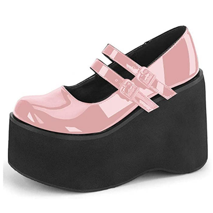 Funki Findz | Shoes | Women's Platform Wedge High Mary Janes