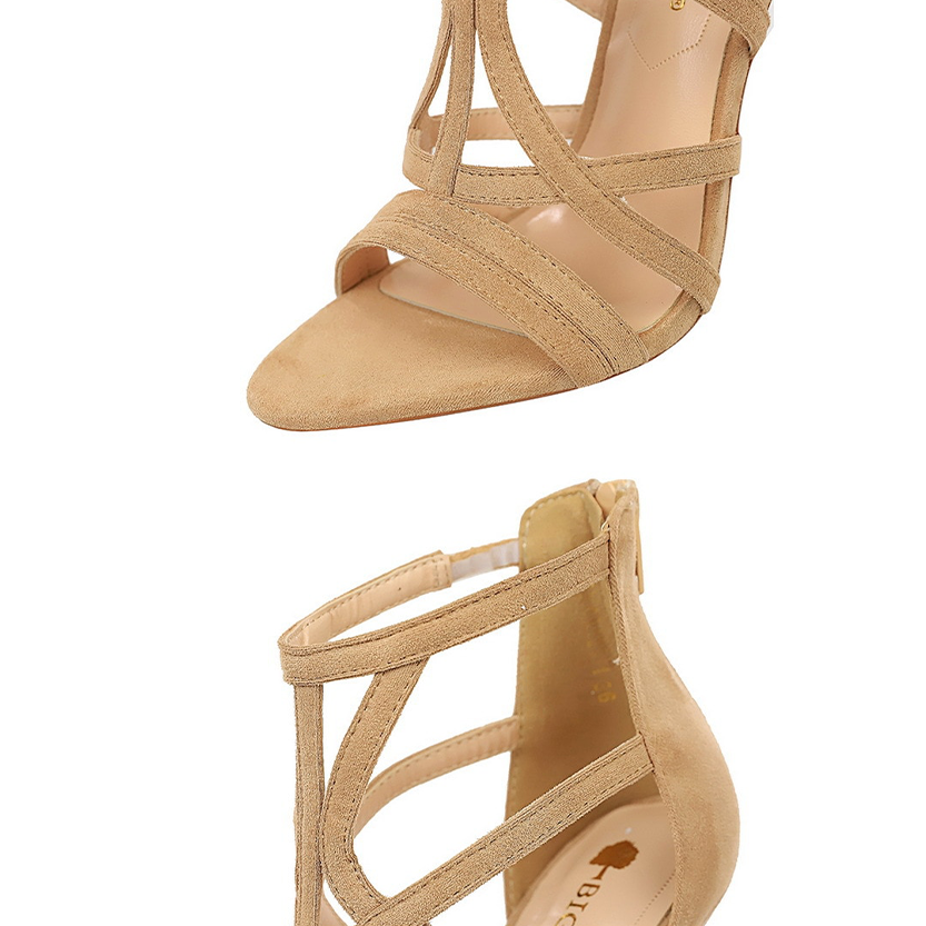 Funki Findz | Shoes | Women's Lattice High Heel Roman Sandals