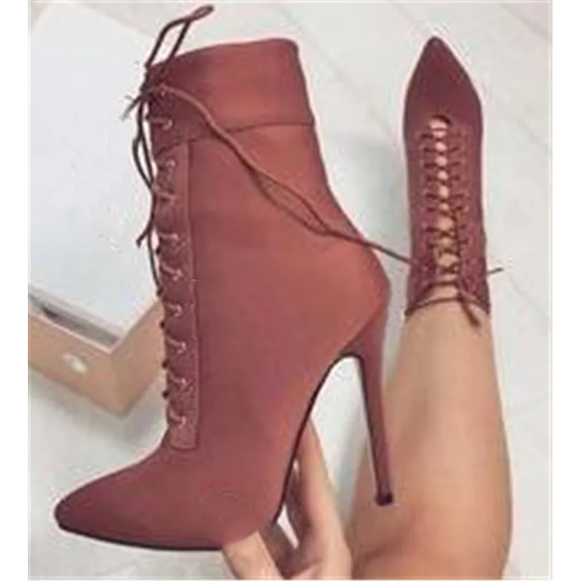 Funki Findz | Boots | Women's Pointed Toe Stiletto Short Boots