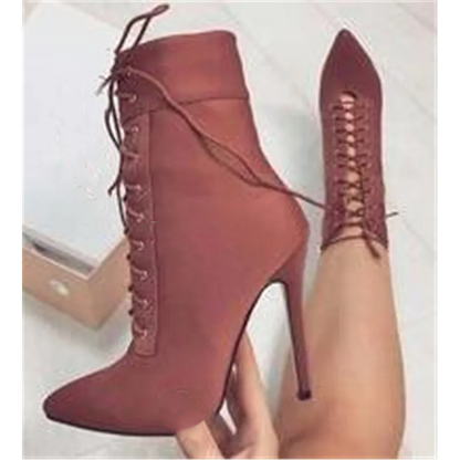 Funki Findz | Boots | Women's Pointed Toe Stiletto Short Boots