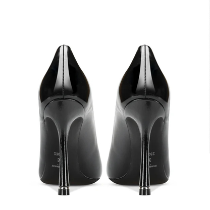 Funki Findz | Shoes | Women's Genuine Leather Metal Toe Heels