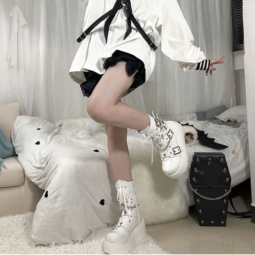 Funki Findz | Boots | Women's New Gothic Style Platform Boots