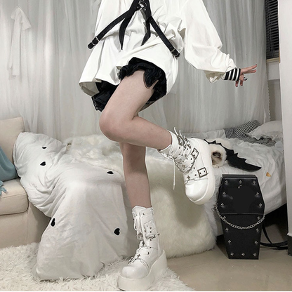 Funki Findz | Boots | Women's New Gothic Style Platform Boots