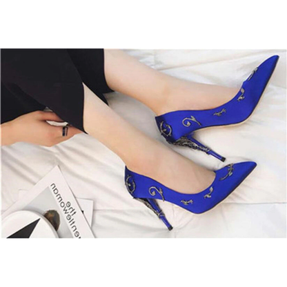 Funki Findz | Shoes | Women's Elegant Silk Formal Prom Stilettos