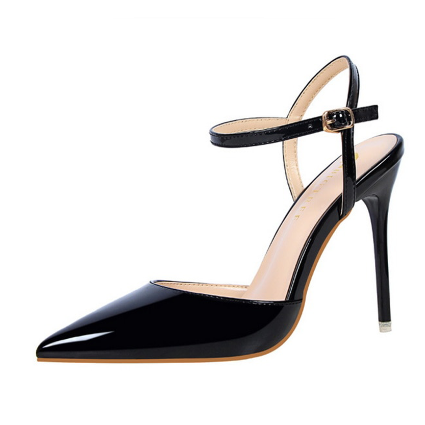 Funki Findz | Shoes | Women's Shiny Patent High Heel Slingback